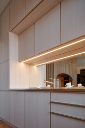 Interiér pražské garsonky na Žižkově od ateliéru ORA