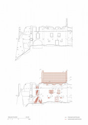 Hospodářská budova na hradě Uhrovec, Atelier ô / Martin Varga, Martin Kvitkovský, Pavol Pauliny, pohled