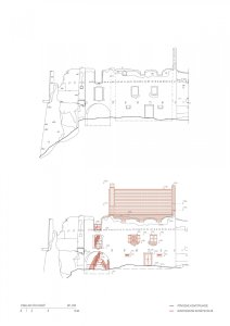 Hospodářská budova na hradě Uhrovec, Atelier ô / Martin Varga, Martin Kvitkovský, Pavol Pauliny, pohled