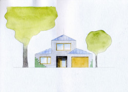 RD ve Zličíně, pohled, Rusina Frei