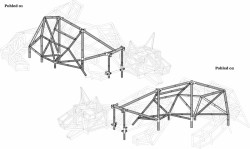 Herní krajina Pecka, Matěj Hájek a Tereza Kučerová (Moloarchitekti s.r.o), výkres rysa