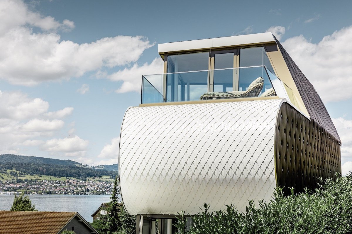 Rodinný dům u Curyšského jezera Flexhouse, architekt Stefan Camenzind (Evolution Design)