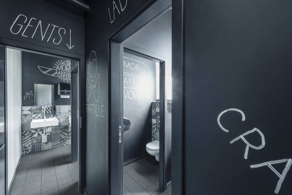 Bistrotéka La Bottega Tusarova v Praze od edit! architects