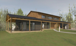 Dům s ozvěnami Karibiku, Irena Truhlářová, Ing. Martin Jirsa, ARCHCON atelier - vizualizace