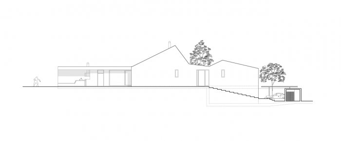 gutgut, DEV / Rodinný dom na Devíne, pohled S – foto