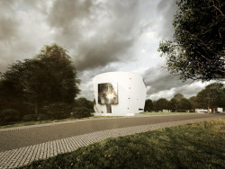 Vizualizace nového kostela v Neratovicích