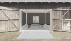 Vstup (Krabice ve stodole; Facha architekti)