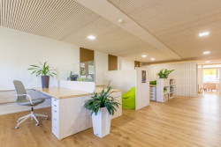 Rekonstrukci kanceláří společnosti Herrmann & Vogel z 80. let navrhl Ondřej Štička.