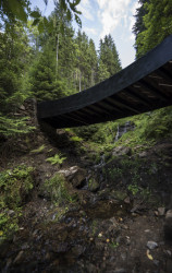 Lávka přes Černou strouhu, Mádr a Mološíková ateliér, FA ČVUT