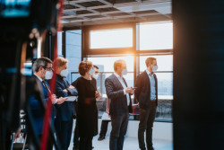 Finále soutěže o nové hlavní nádraží Brna, zasedání poroty v areálu brněnské Vlněny