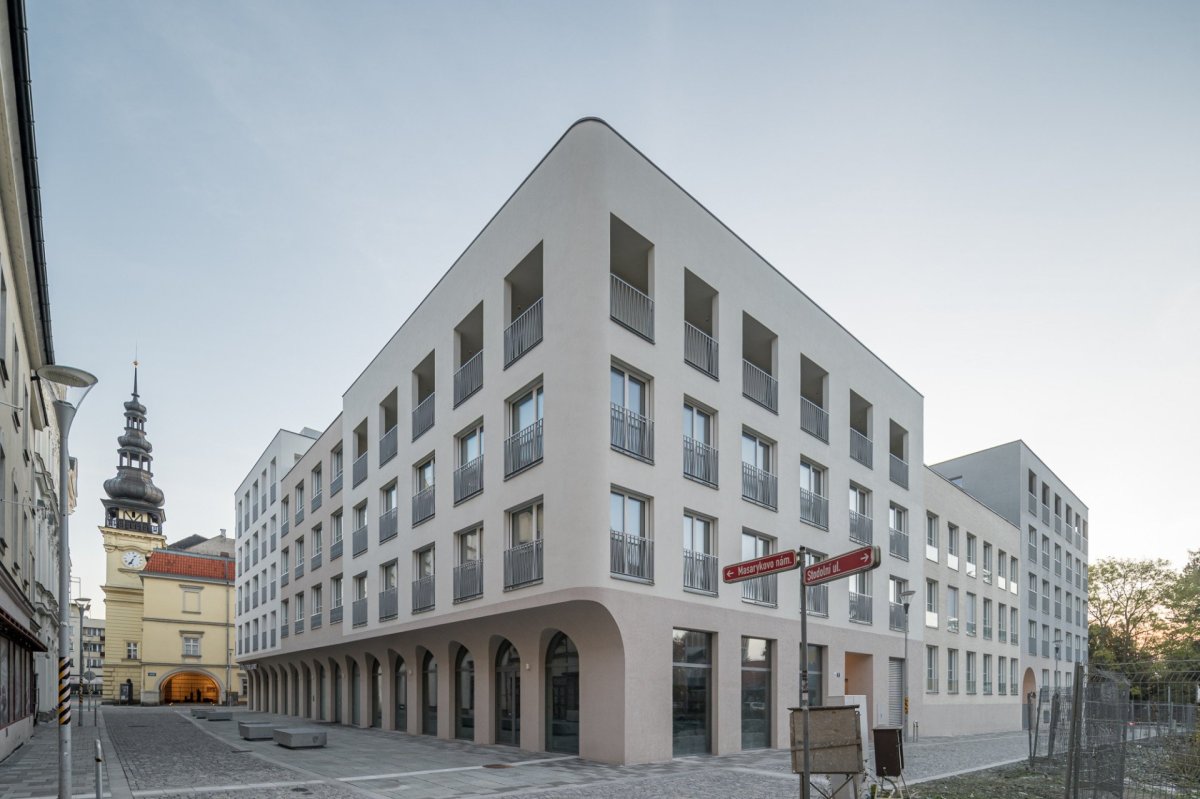 Bytový dům Nové Lauby v Ostravě od ateliéru znamení čtyř - architekti