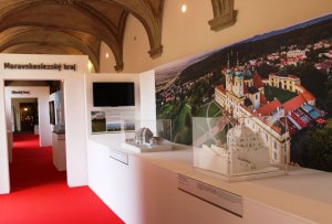 Architecture Week Praha, Pohled do expozice olomouckého kraje - foto