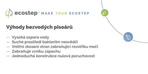 Výhody bezvodých pisoárů