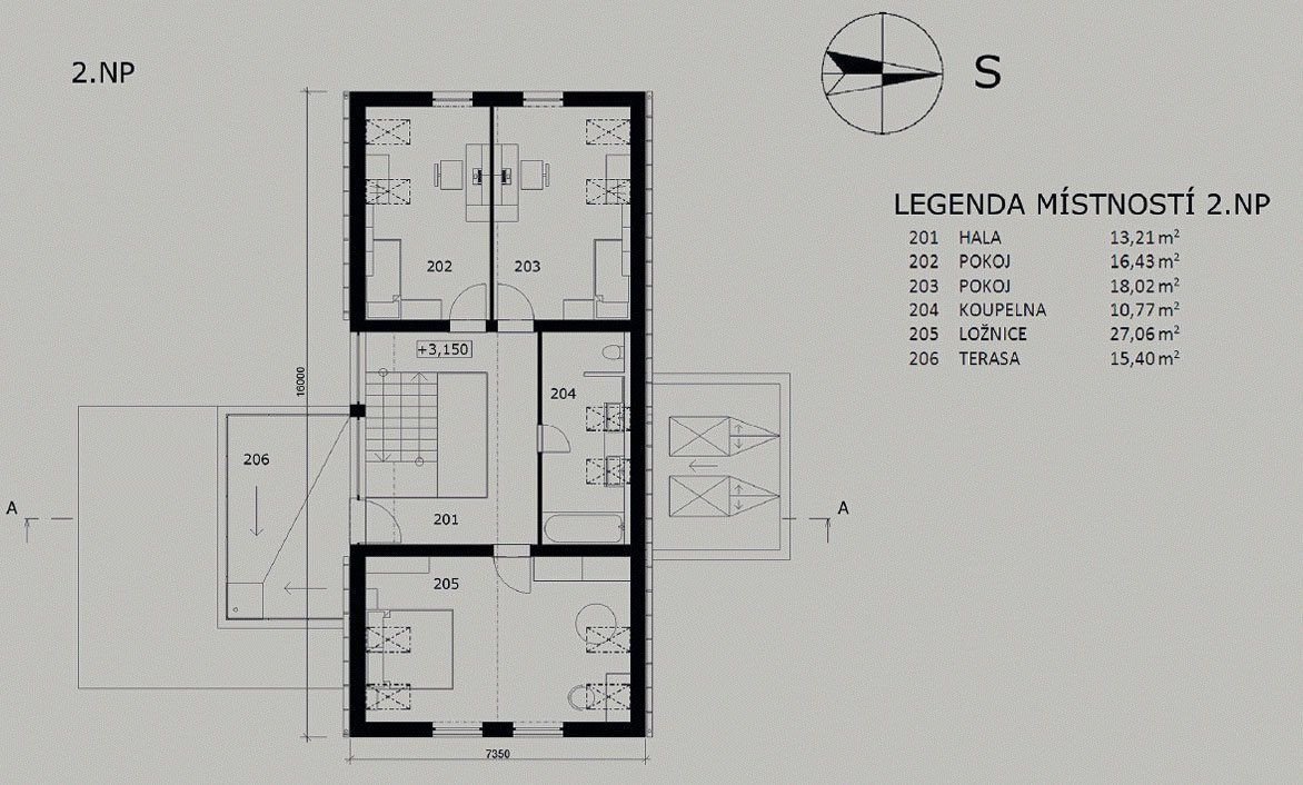 Tomáš Juchelka, Modern House, 2. NP - foto