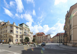 Mariánské náměstí v centru Prahy - dnešní podoba.