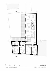Bytový dům Prostějov, knesl kynčl architekti - půdorys 2.N.P.