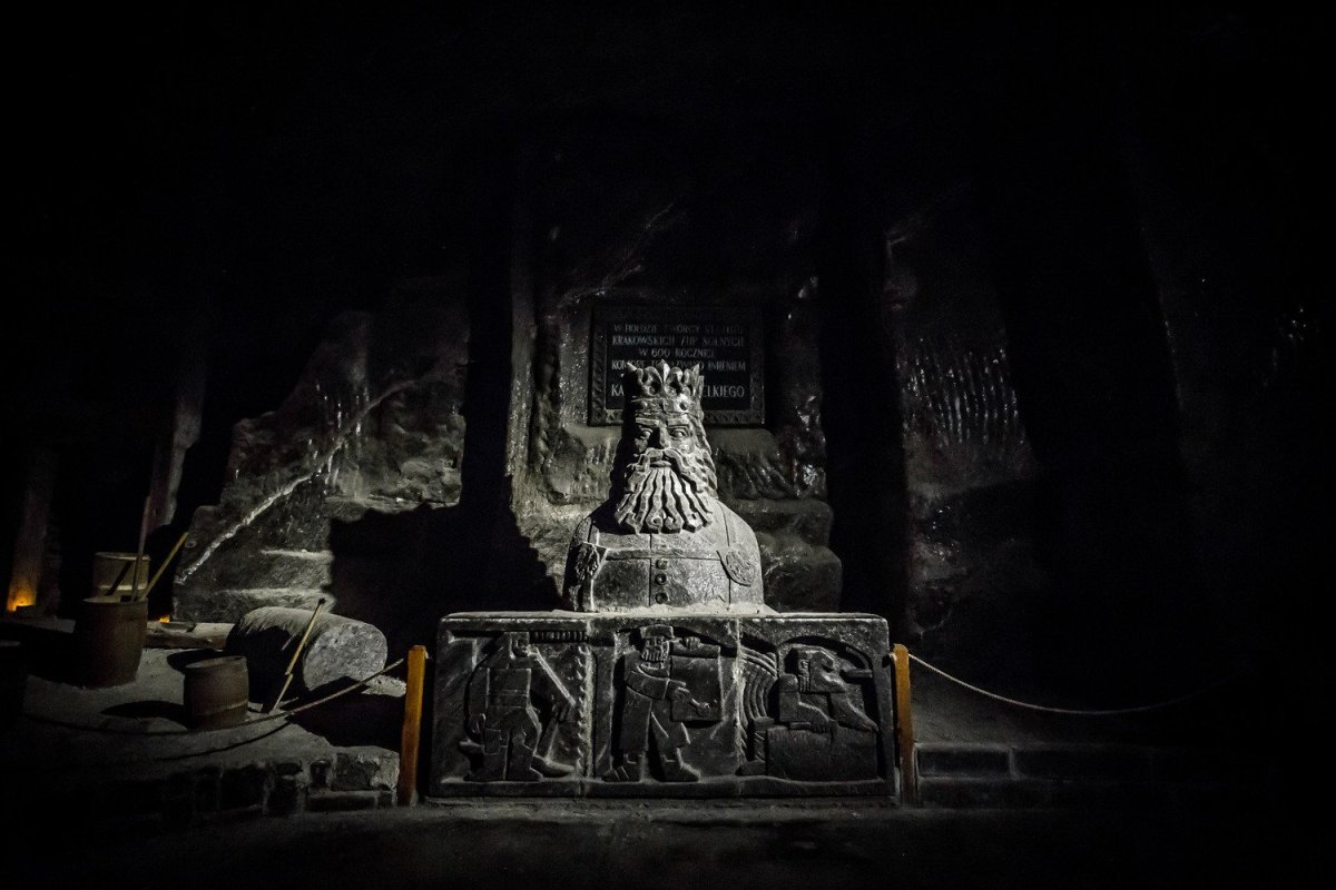 Podzemní prostory solného dolu Wieliczka