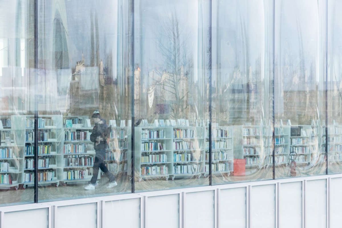 Knihovna Caen, OMA, Foto