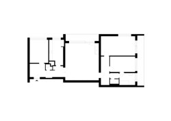 Rekonstrukce bytu a bytového domu Nový Svet, ARCHITEKTI mikulaj & mikulajová - Původní stav bytu