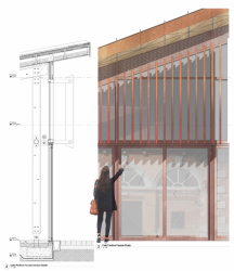 Kavárna Londýnské univerzity v bývalé kotelně, Cartwright Pickard