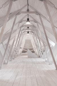 Přeměna stodoly na fotografické studio od Helga Blocksdorf Architektur