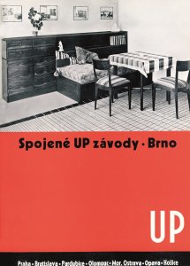 UP závody měly na vysoké úrovni také grafický dsign svých propagačních letáků a katalogů