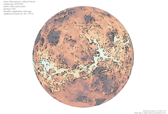 Michaela Kohoutková, Město plovoucí v oblacích Venuše / On the Edge - foto