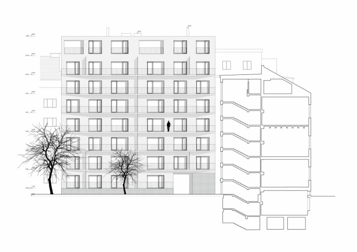 Bytový dům Račianska, GutGut, finální pohled