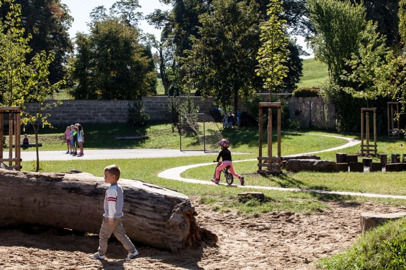 Zahrada základní a mateřské školy v Kolodějích, Skupina