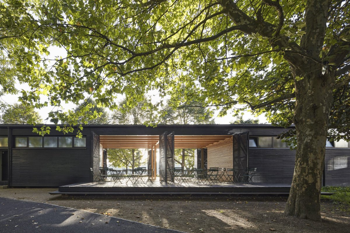 Průhled na vodu (Občerstvení U Prutu, Prokš Přikryl architekti)