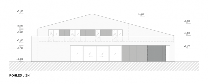 4a architekti, White Villa, pohled jižní– foto