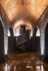 Pohled do vodojemu číslo dvě (Rekonstrukce areálu vodojemů na Žlutém kopci v Brně, David Prudík architekti)