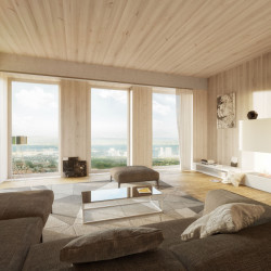 HoHo Vídeň, první výšková budova ze dřeva na světě - vizualizace