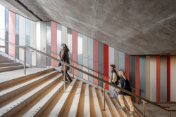 Stanice metra Nordhavn v Kodani od studií COBE + ARUP