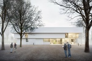 Návrh přestavby pavilonu Z na Výstavišti v Českých Budějovicích, A8000.