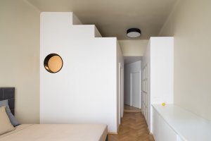 Byt stupňovitých objemů, alepreda architecture