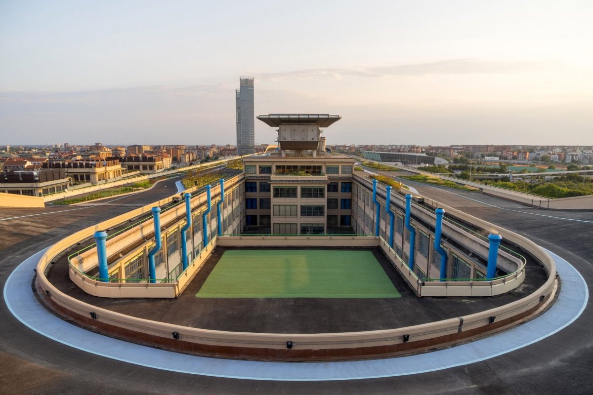 Konverze továrny Fiat Lingotto od Renza Piana