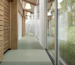 Marmoleum Modular, t3750 Pine Forest + t3769 Fresh Thyme