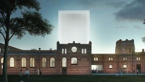 Soutěžní návrh na proměnu ostravských jatek na galerii Plato, Petr Hájek architekti, 2017