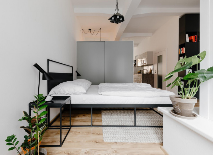 Garsoniéra Nusle, Mooza architecture