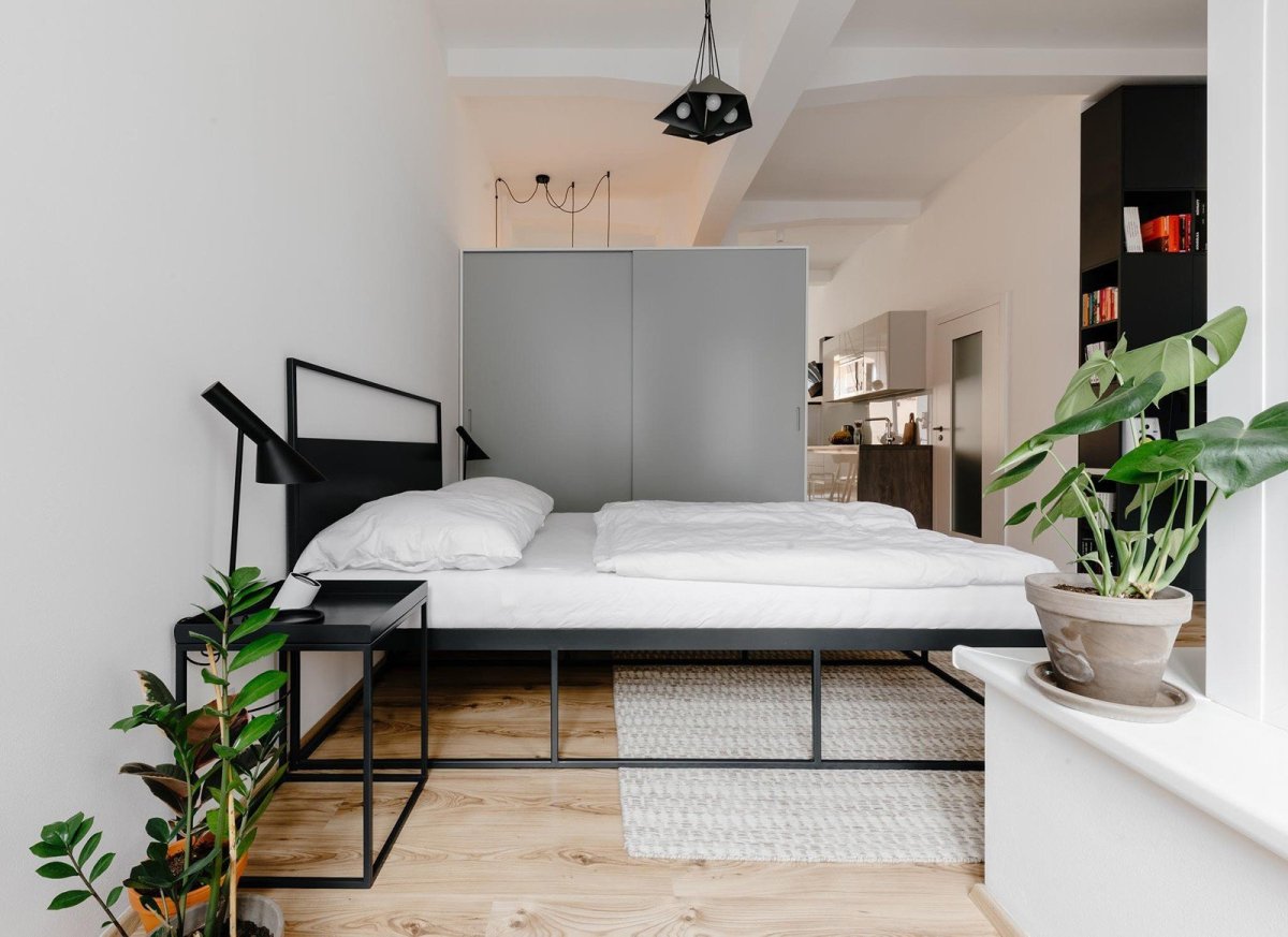 Garsoniéra Nusle, Mooza architecture