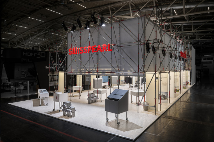 Swisspearl stánek na mnichovském veletrhu BAU 2025 