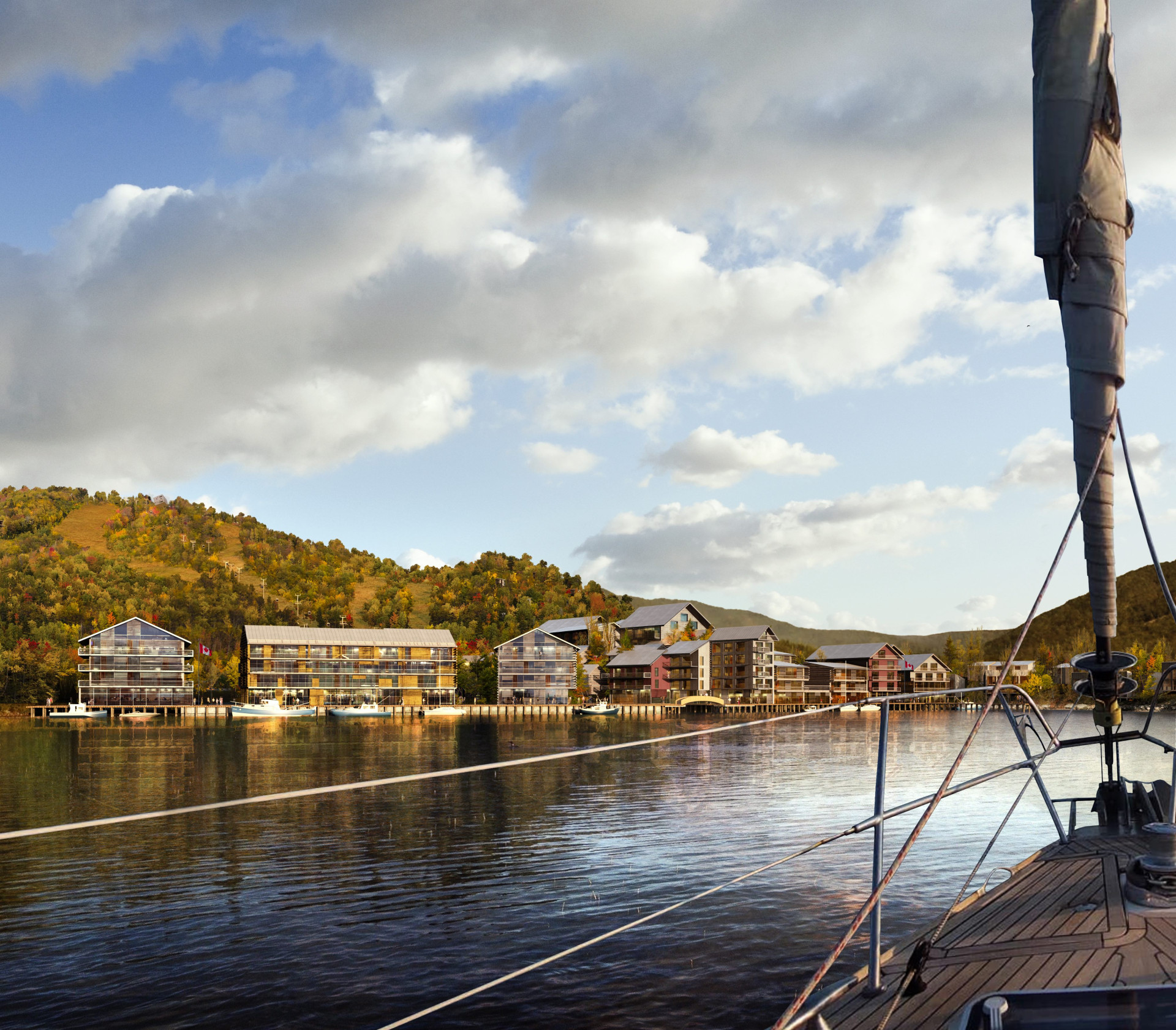 Čeští architekti A8000 navrhli celoroční turistické středisko v Novém Skotsku