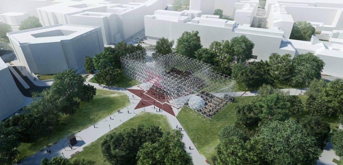 Chybik Kristof architects & Urban Designers, Meeting Point Brno, vizualizace