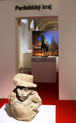 Architecture Week Praha, Pohled do expozice olomouckého kraje - foto