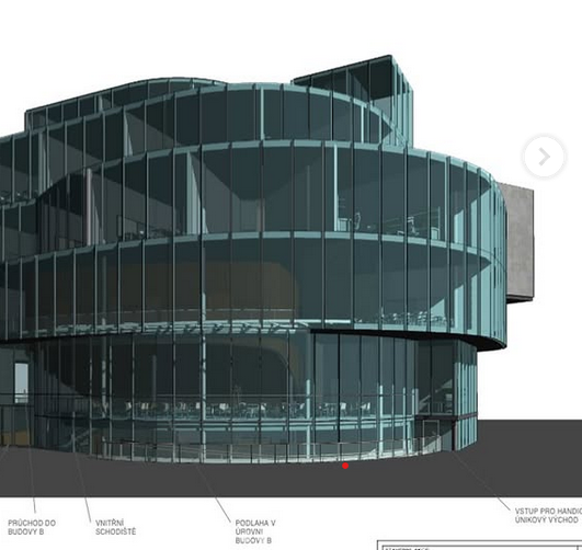 Nová budova informačních technologí v Dejvicích