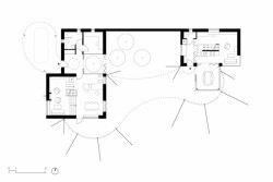 Domy v mlze, půdorys, studio Raketoplán