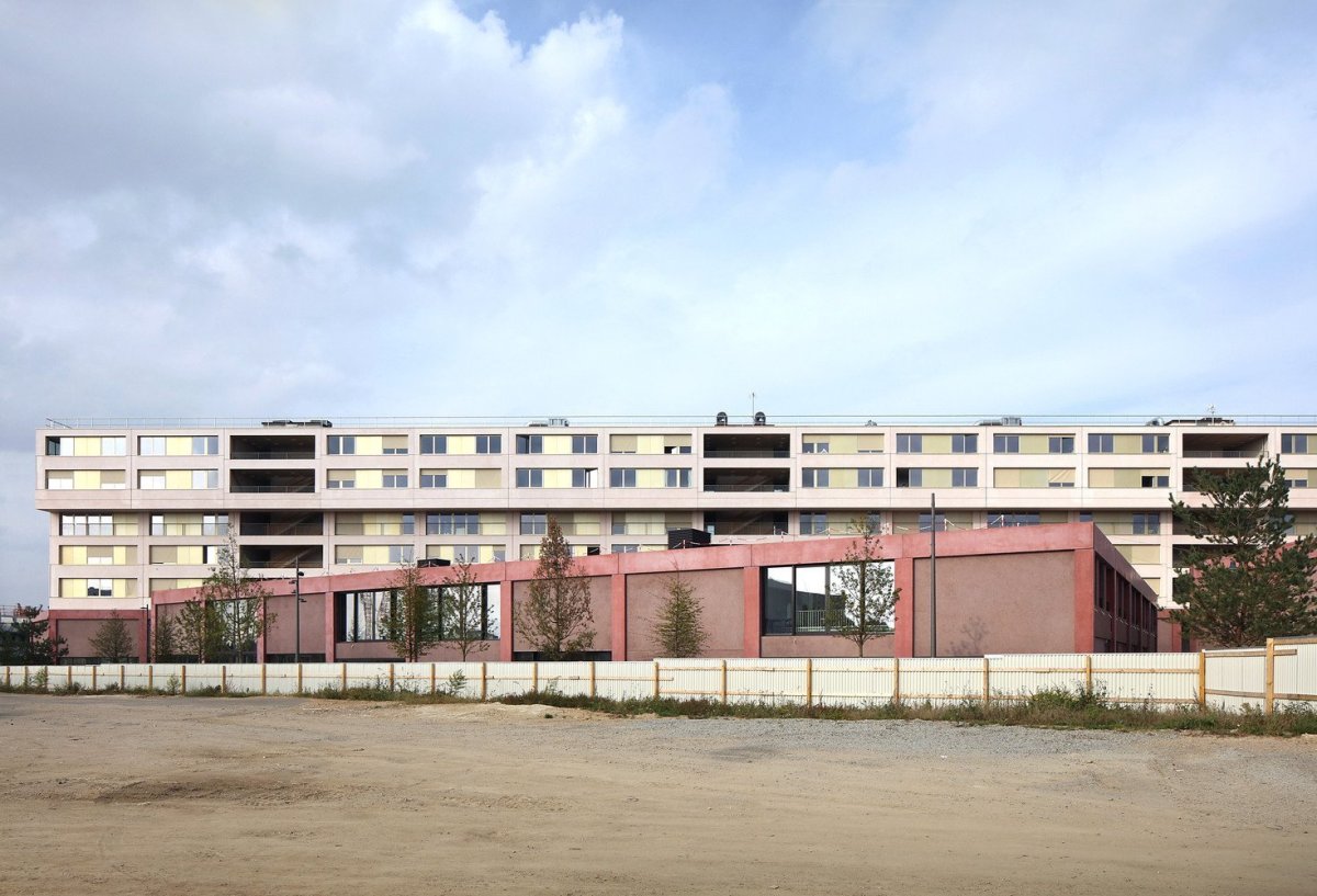 Vysokoškolské koleje Résidence Palaiseau ve Francii, studio 51N4E a Bourbouze & Graindorge