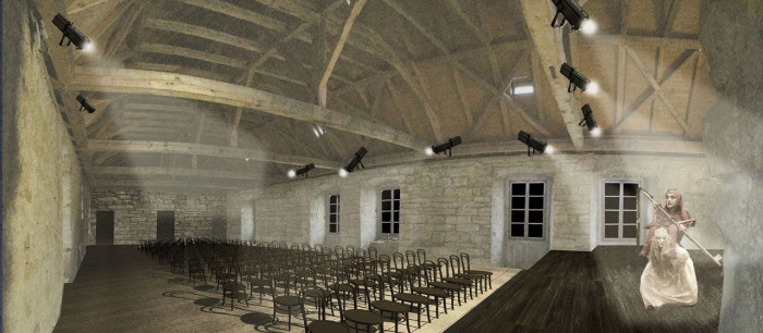 Jiří Gulbis, Kulturní okrsek města Úštěk, společenský sál - foto