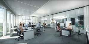 Návrh nové centrály firmy Schüco, 3XN